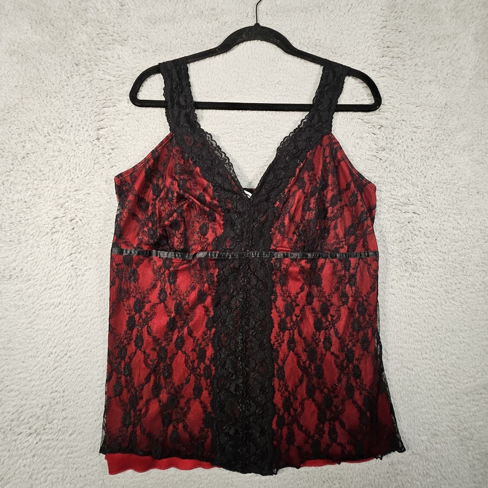 Vtg Studio 1940 Top Women XL Lace Floral Renaissance Whimsigoth Steampunk Corset